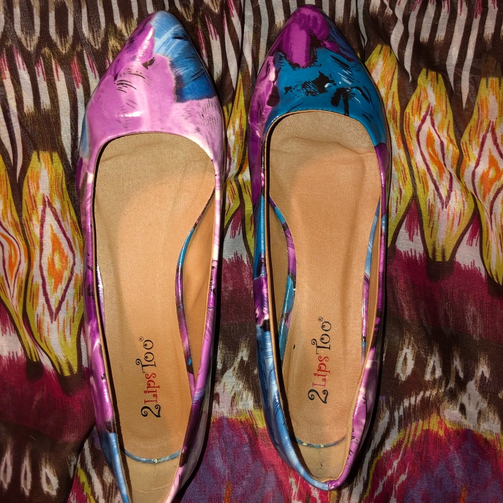Floral flats